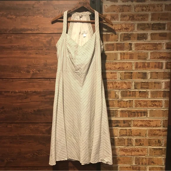 LOFT | Dresses | Loft Striped Halter Dress Size 4 | Poshmark LOFT | Dresses | Loft Striped Halter Dress Size 4 | Poshmark